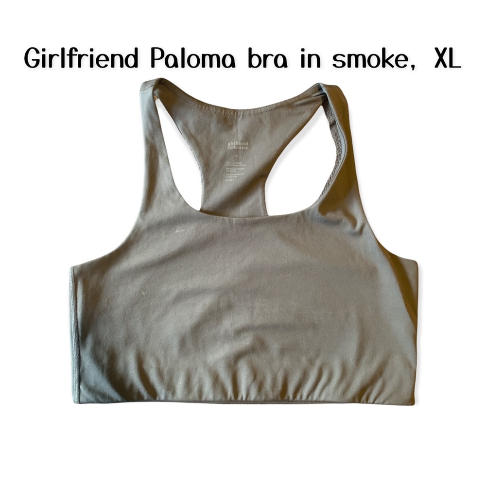Girlfriend Paloma bra size XL in smoke (retired)